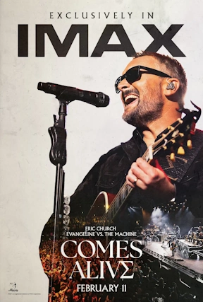 Eric Church Comes Alive in IMAX poster